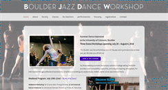 Desktop Screenshot of boulderjazzdanceworkshop.com