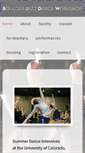 Mobile Screenshot of boulderjazzdanceworkshop.com